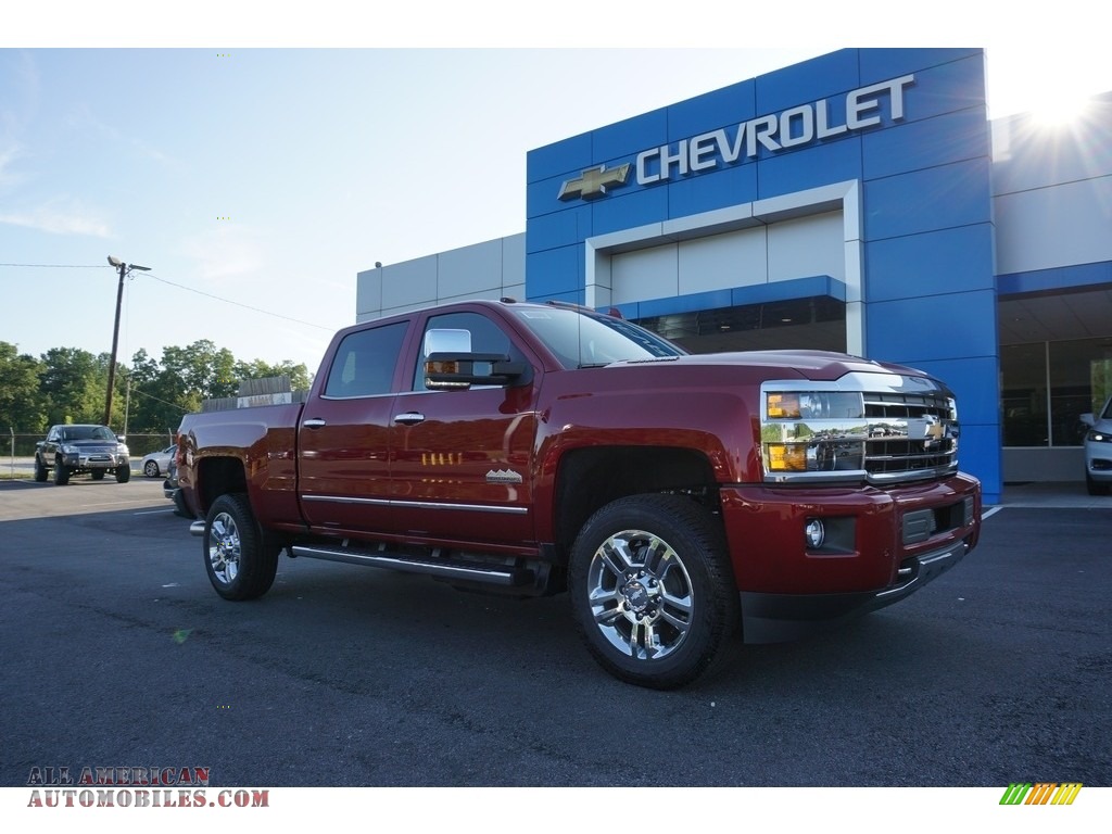 2019 Silverado 2500HD High Country Crew Cab 4WD - Cajun Red Tintcoat / High Country Saddle photo #1