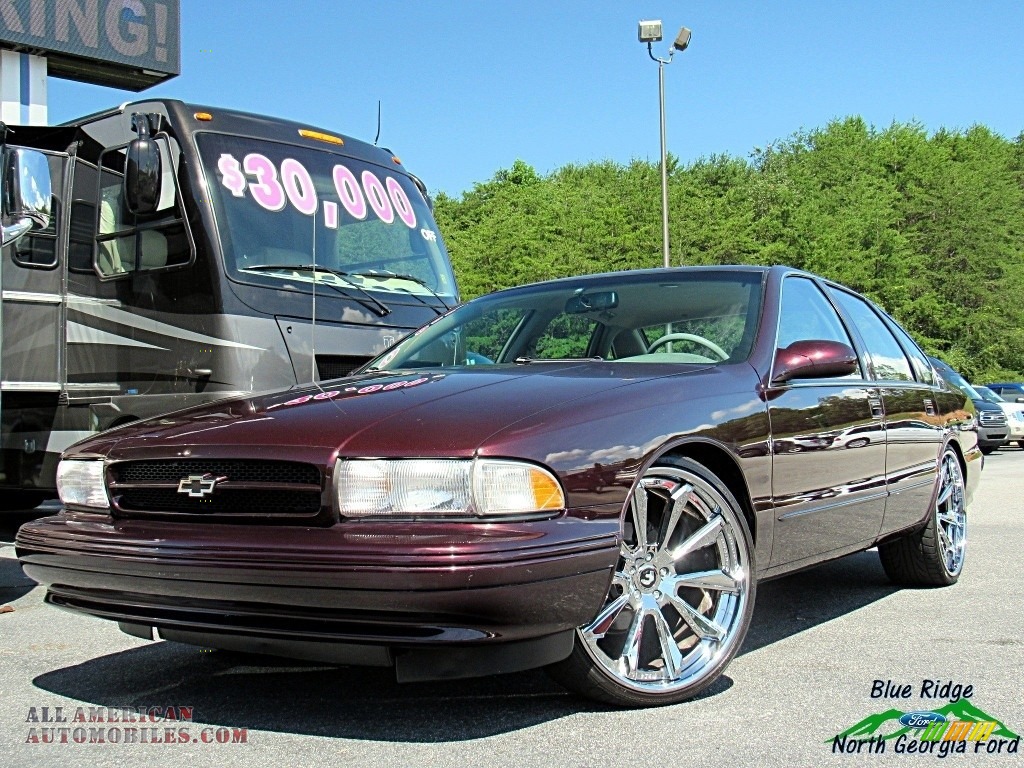 1996 Impala SS - Dark Cherry Metallic / Gray photo #1