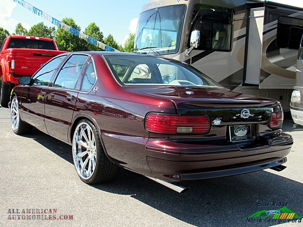 1996 Impala SS - Dark Cherry Metallic / Gray photo #3