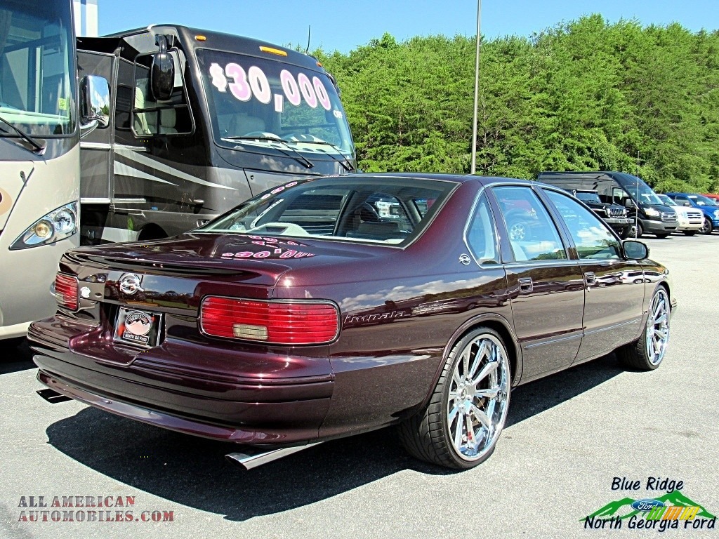 1996 Impala SS - Dark Cherry Metallic / Gray photo #5