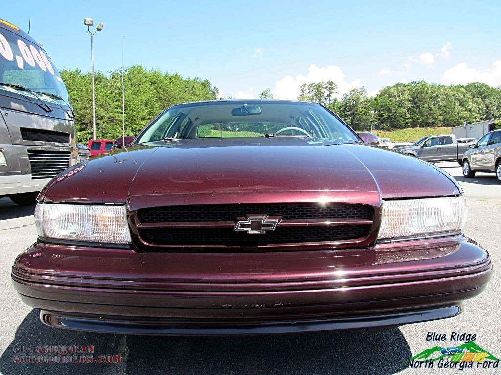 1996 Impala SS - Dark Cherry Metallic / Gray photo #8