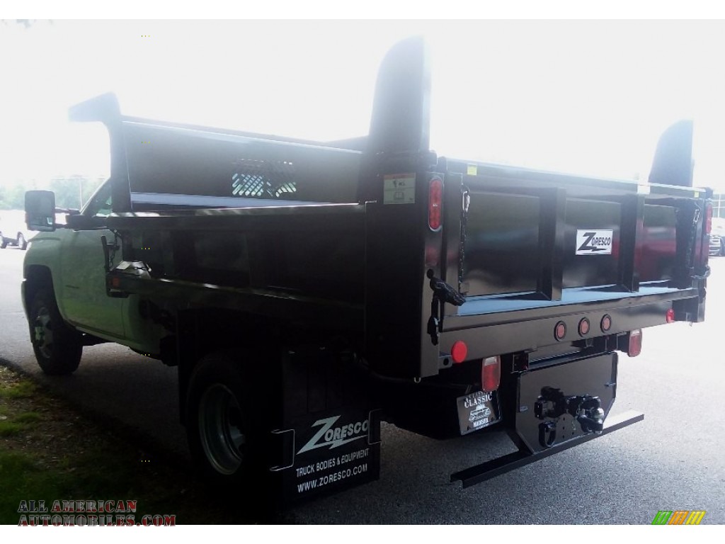 2019 Silverado 3500HD Work Truck Regular Cab 4x4 Dump Truck - Summit White / Dark Ash/Jet Black photo #6