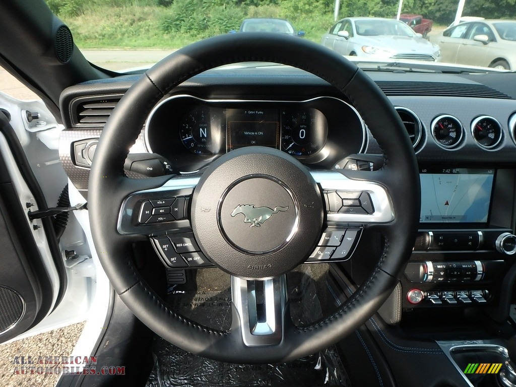 2019 Mustang GT Premium Fastback - Oxford White / Ebony/Recaro Leather Trimmed photo #16