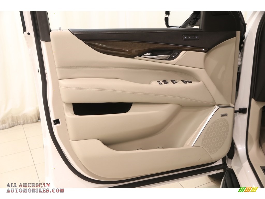 2018 Escalade ESV Luxury 4WD - Crystal White Tricoat / Shale/Jet Black photo #4