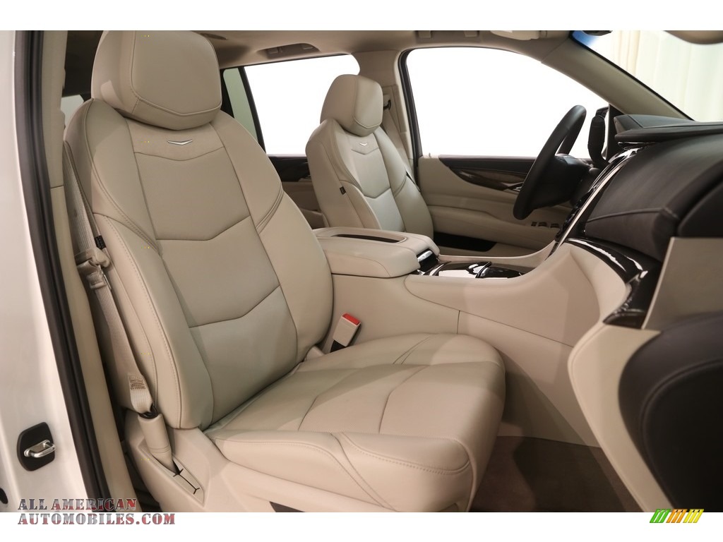 2018 Escalade ESV Luxury 4WD - Crystal White Tricoat / Shale/Jet Black photo #21