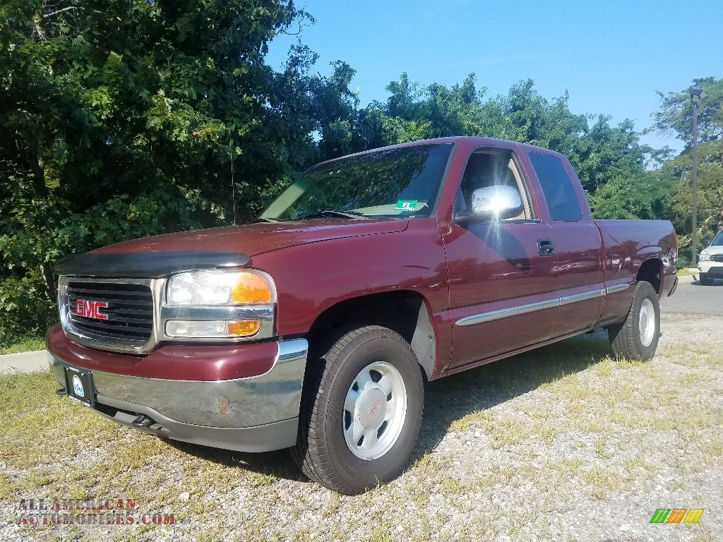 Dark Toreador Red Metallic / Graphite GMC Sierra 1500 SLE Extended Cab 4x4