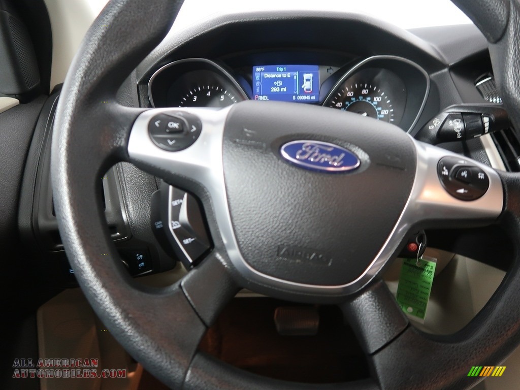 2014 Focus SE Sedan - Ingot Silver / Medium Light Stone photo #14