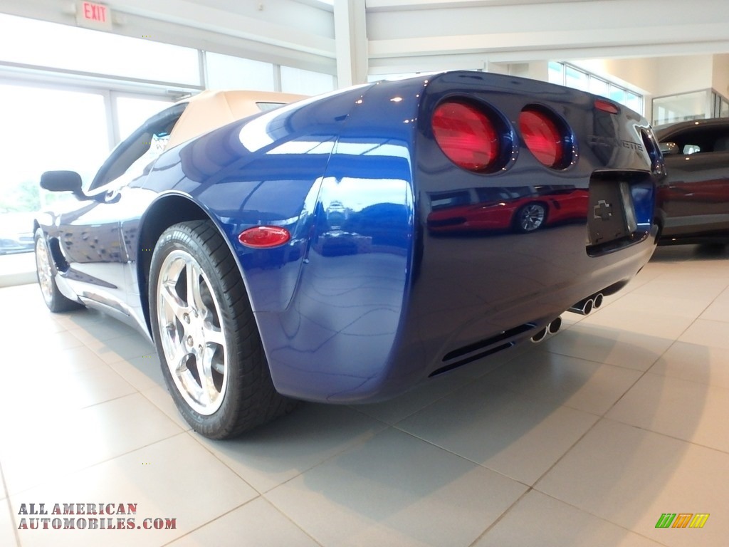 2004 Corvette Convertible - LeMans Blue Metallic / Shale photo #7