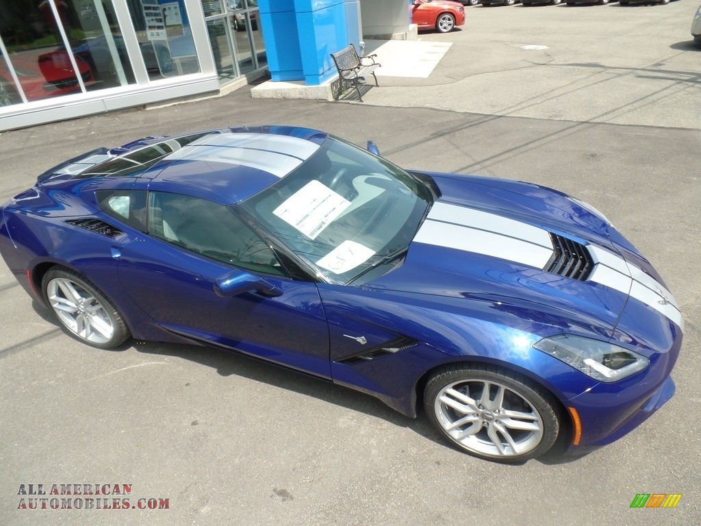 2019 Corvette Stingray Coupe - Admiral Blue Metallic / Gray photo #1