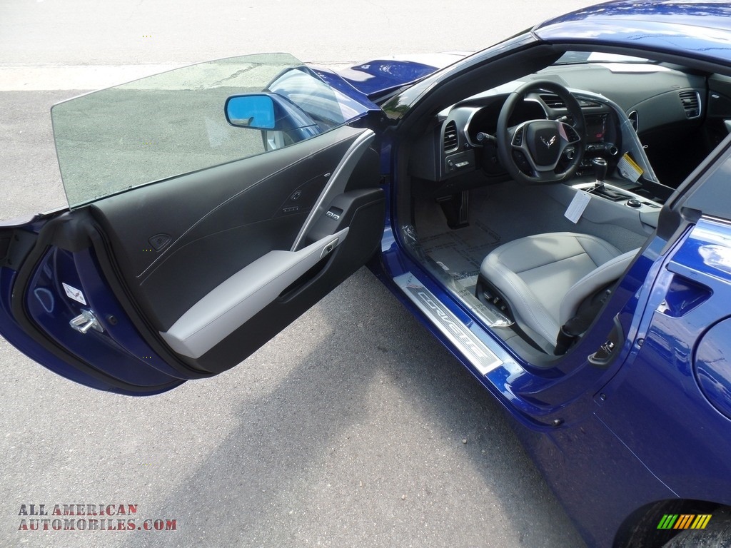 2019 Corvette Stingray Coupe - Admiral Blue Metallic / Gray photo #18