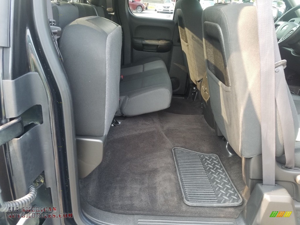 2012 Sierra 1500 SLE Extended Cab 4x4 - Carbon Black Metallic / Ebony photo #41