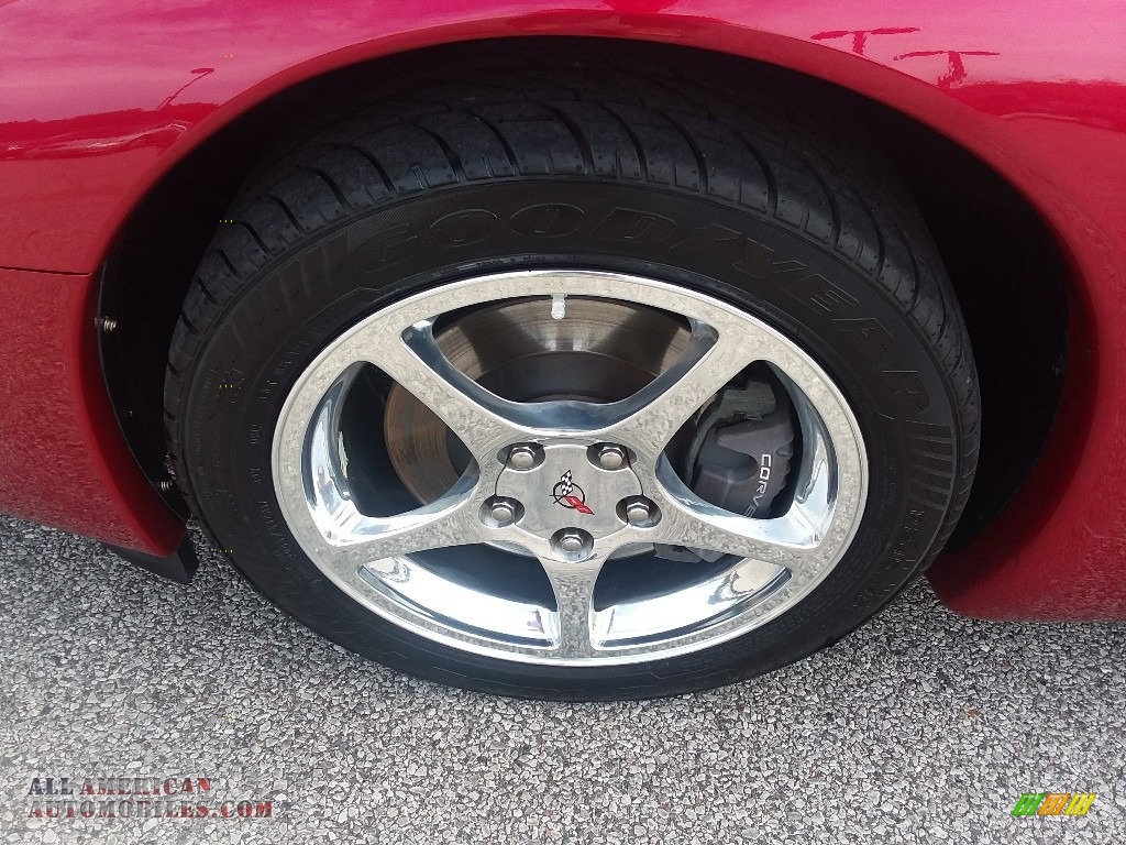 2001 Corvette Convertible - Magnetic Red II Metallic / Black photo #24