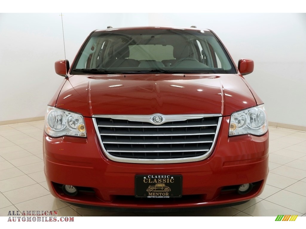 2010 Town & Country Touring - Inferno Red Crystal Pearl / Medium Slate Gray/Light Shale photo #2