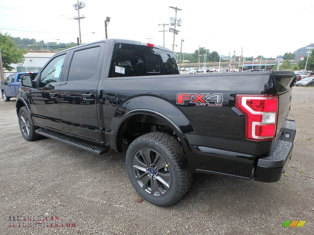 2018 F150 XLT SuperCrew 4x4 - Shadow Black / Special Edition Black/Red photo #4