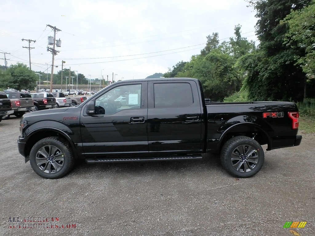 2018 F150 XLT SuperCrew 4x4 - Shadow Black / Special Edition Black/Red photo #5