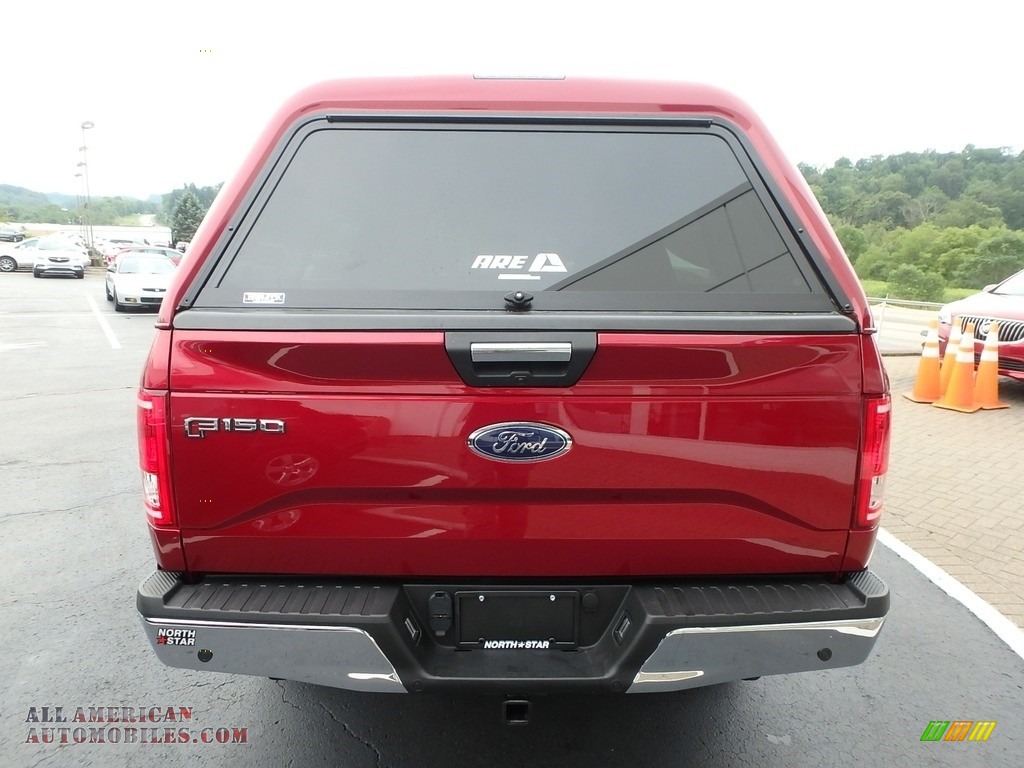 2017 F150 XLT SuperCab 4x4 - Ruby Red / Earth Gray photo #11