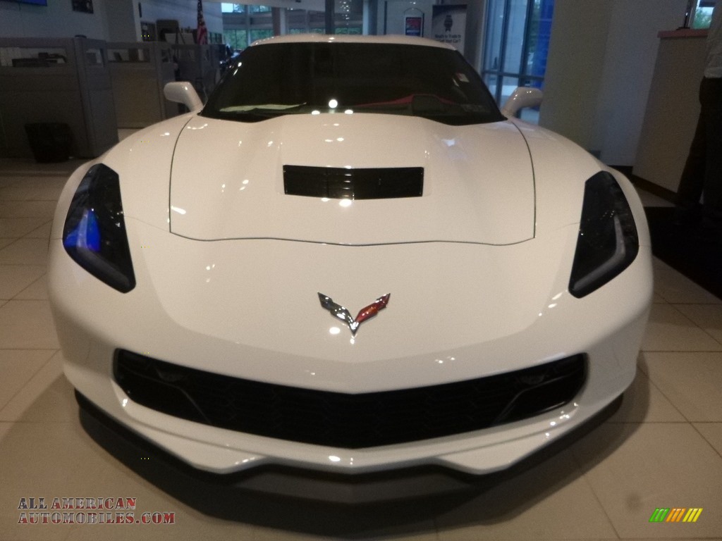 2018 Corvette Grand Sport Coupe - Arctic White / Adrenaline Red photo #10