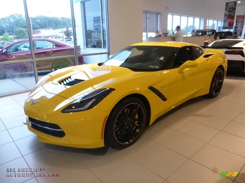 Corvette Racing Yellow Tintcoat / Jet Black Chevrolet Corvette Stingray Coupe