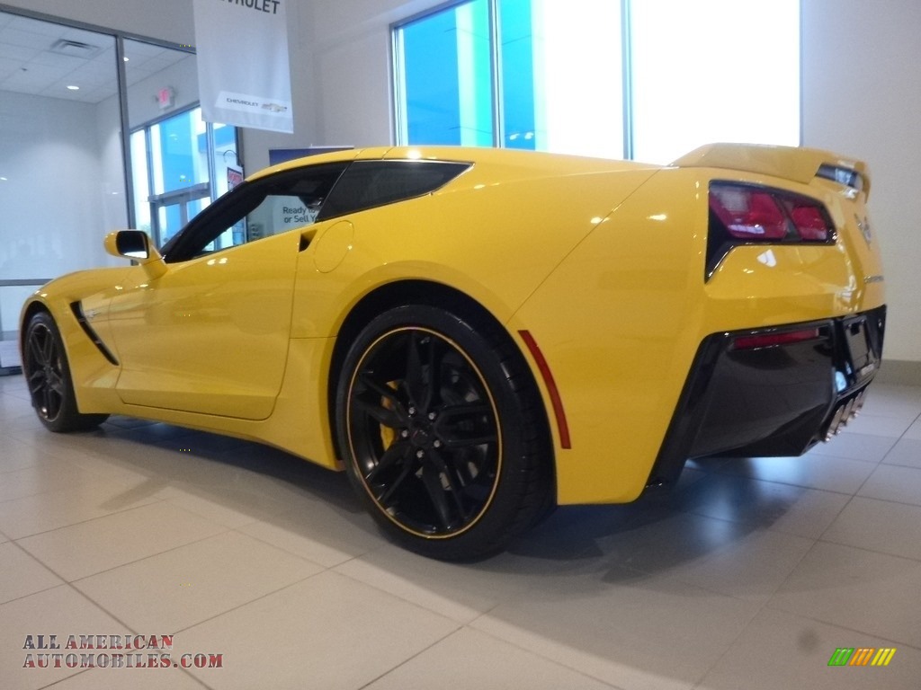 2018 Corvette Stingray Coupe - Corvette Racing Yellow Tintcoat / Jet Black photo #5