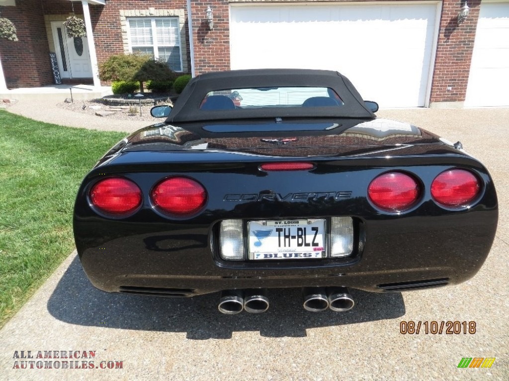 2004 Corvette Convertible - Black / Black photo #12