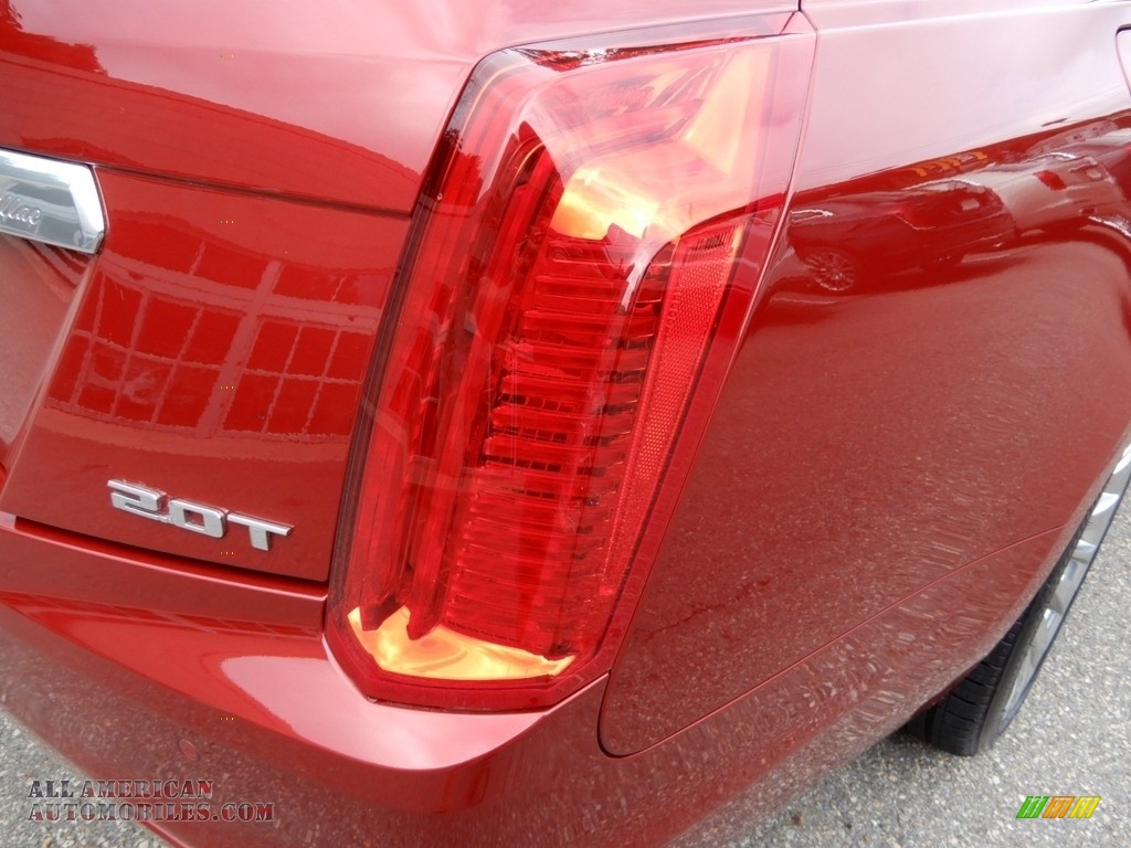 2015 CTS 2.0T Luxury AWD Sedan - Red Obsession Tintcoat / Light Cashmere/Medium Cashmere photo #11