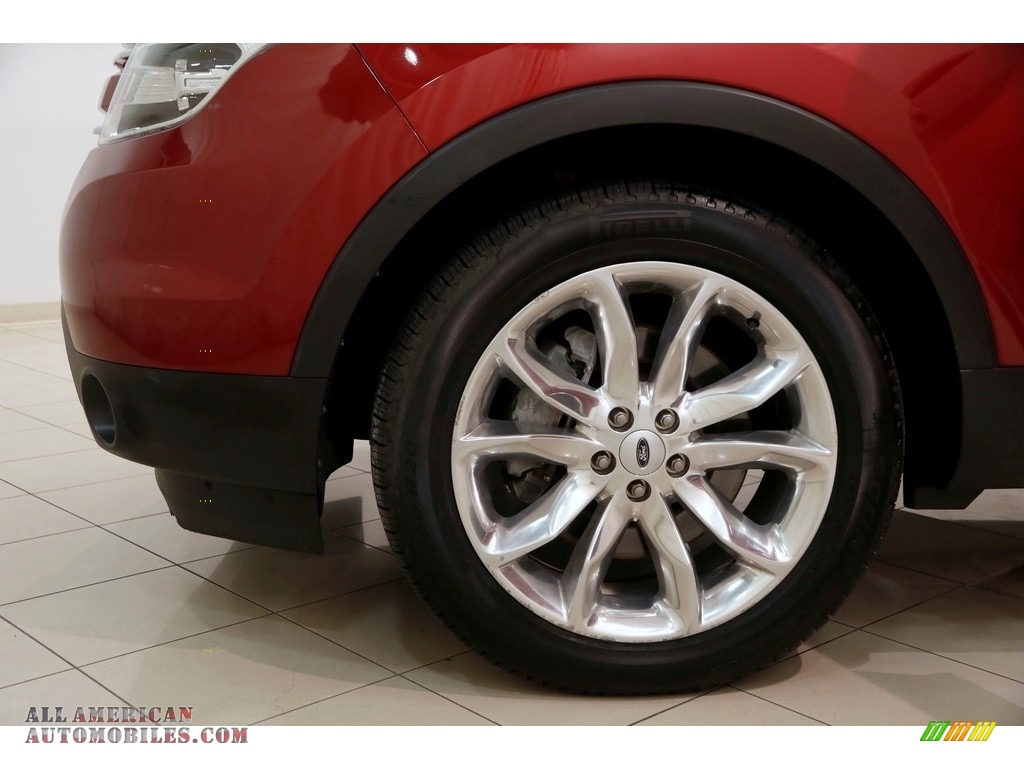 2013 Explorer Limited 4WD - Ruby Red Metallic / Medium Light Stone photo #33