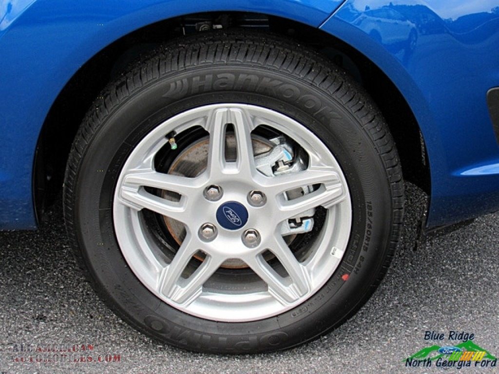 2018 Fiesta SE Sedan - Lightning Blue / Charcoal Black photo #9