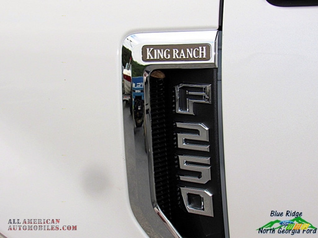 2019 F250 Super Duty King Ranch Crew Cab 4x4 - White Platinum / King Ranch Java photo #41