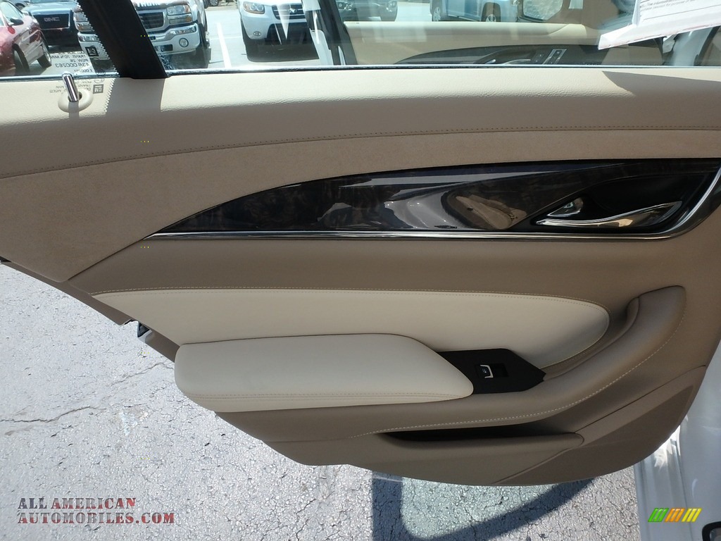 2015 CTS 2.0T Luxury AWD Sedan - Crystal White Tricoat / Light Cashmere/Medium Cashmere photo #18