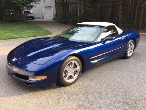 LeMans Blue Metallic 2004 Chevrolet Corvette Convertible