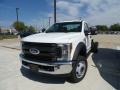 Ford F550 Super Duty XL Regular Cab Chassis White photo #1