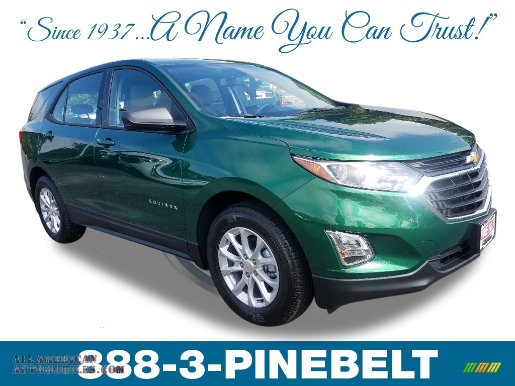 2019 Equinox LS - Ivy Green Metallic / Medium Ash Gray photo #1