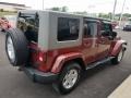 Jeep Wrangler Unlimited Sahara 4x4 Red Rock Crystal Pearl photo #28