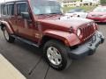 Jeep Wrangler Unlimited Sahara 4x4 Red Rock Crystal Pearl photo #33