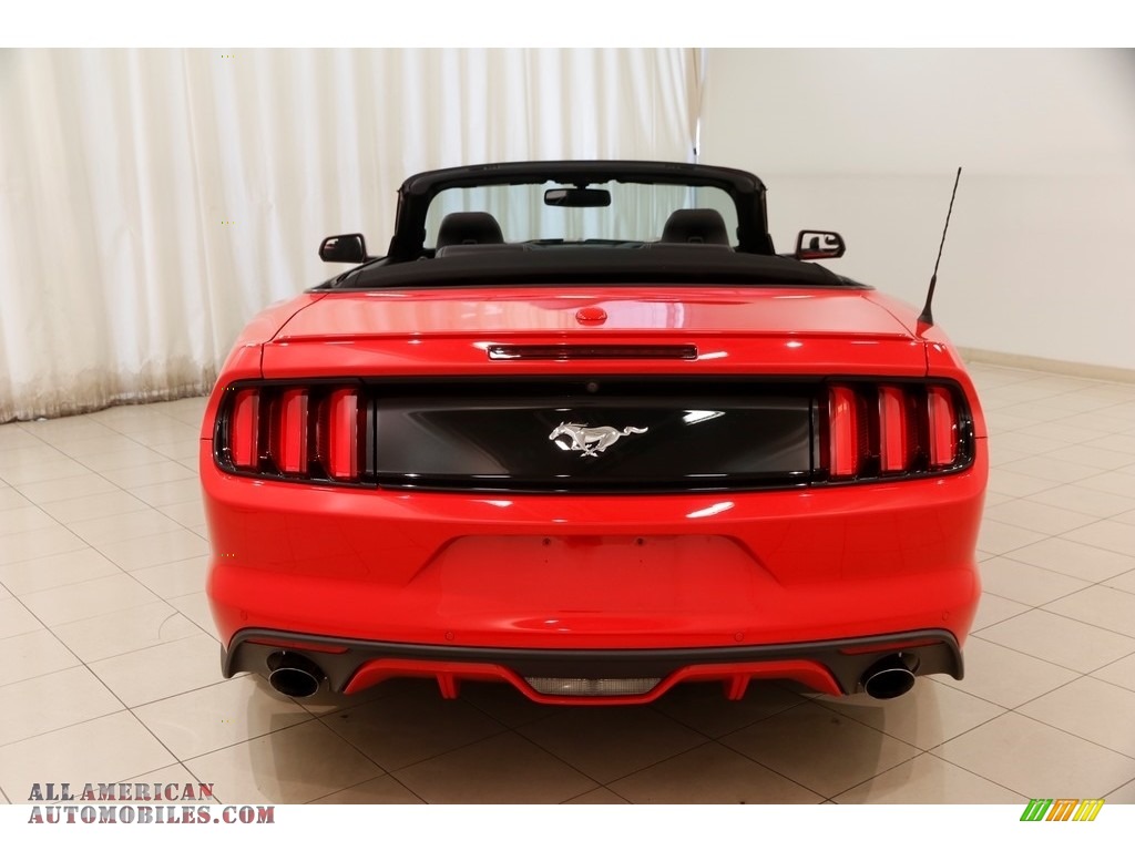 2015 Mustang EcoBoost Premium Convertible - Race Red / Ebony photo #18