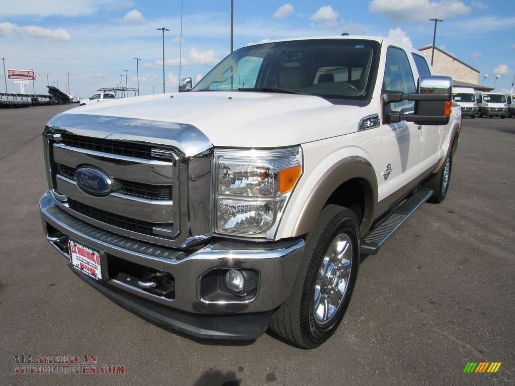 2012 Ford F250 Super Duty Lariat Crew Cab 4x4 in Oxford White C80008