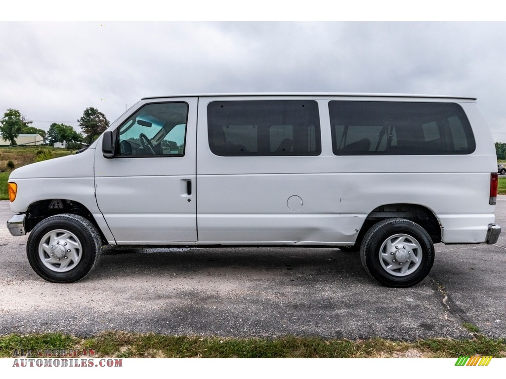 2006 E Series Van E350 XL Passenger - Oxford White / Medium Flint Grey photo #4