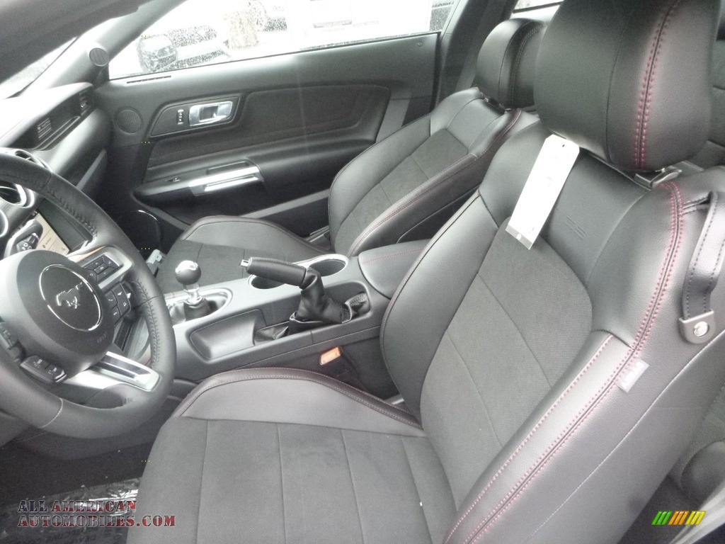 2019 Mustang California Special Fastback - Oxford White / Ebony w/Miko Suede and Red Accent Stitching photo #8