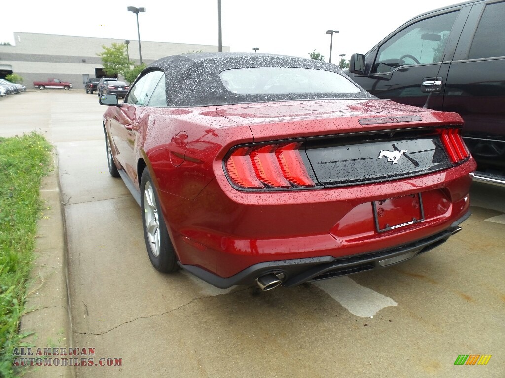 2019 Mustang EcoBoost Premium Convertible - Ruby Red / Ebony photo #3