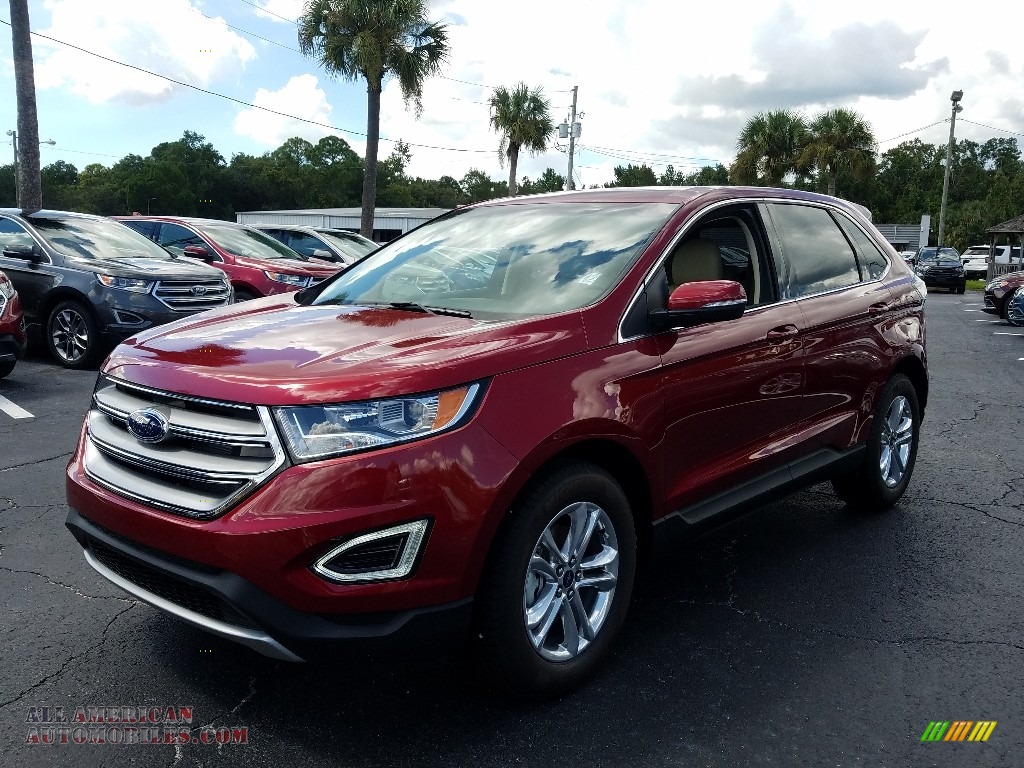 Ruby Red / Dune Ford Edge SEL