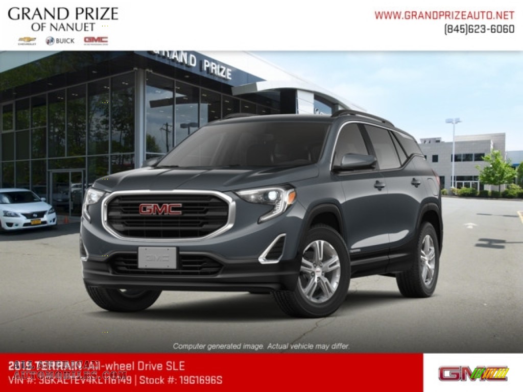 Graphite Gray Metallic / Jet Black GMC Terrain SLE AWD