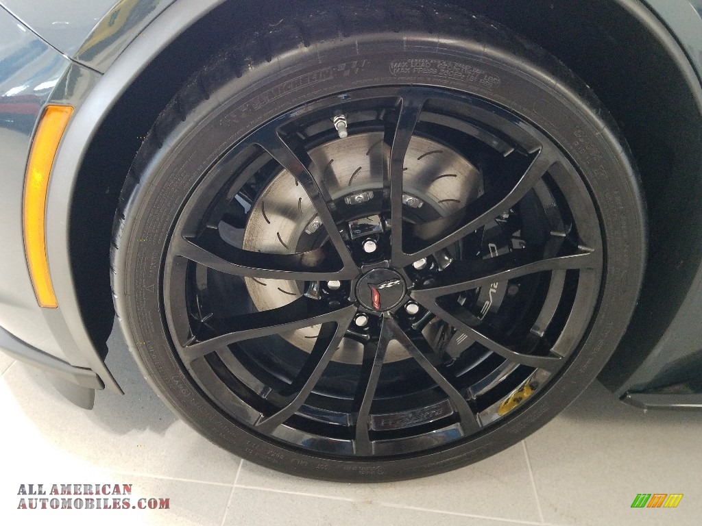 2019 Corvette Grand Sport Convertible - Shadow Gray Metallic / Black photo #4