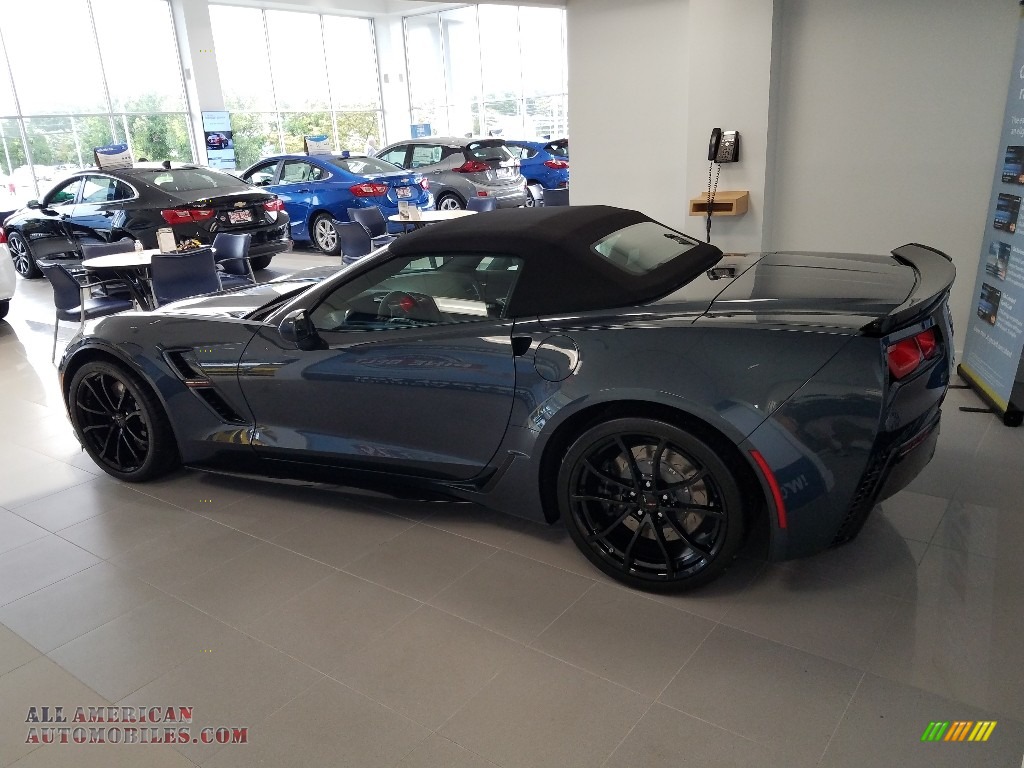 2019 Corvette Grand Sport Convertible - Shadow Gray Metallic / Black photo #5