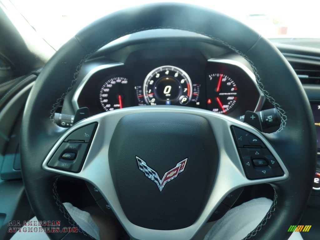 2016 Corvette Stingray Coupe - Arctic White / Adrenaline Red photo #42