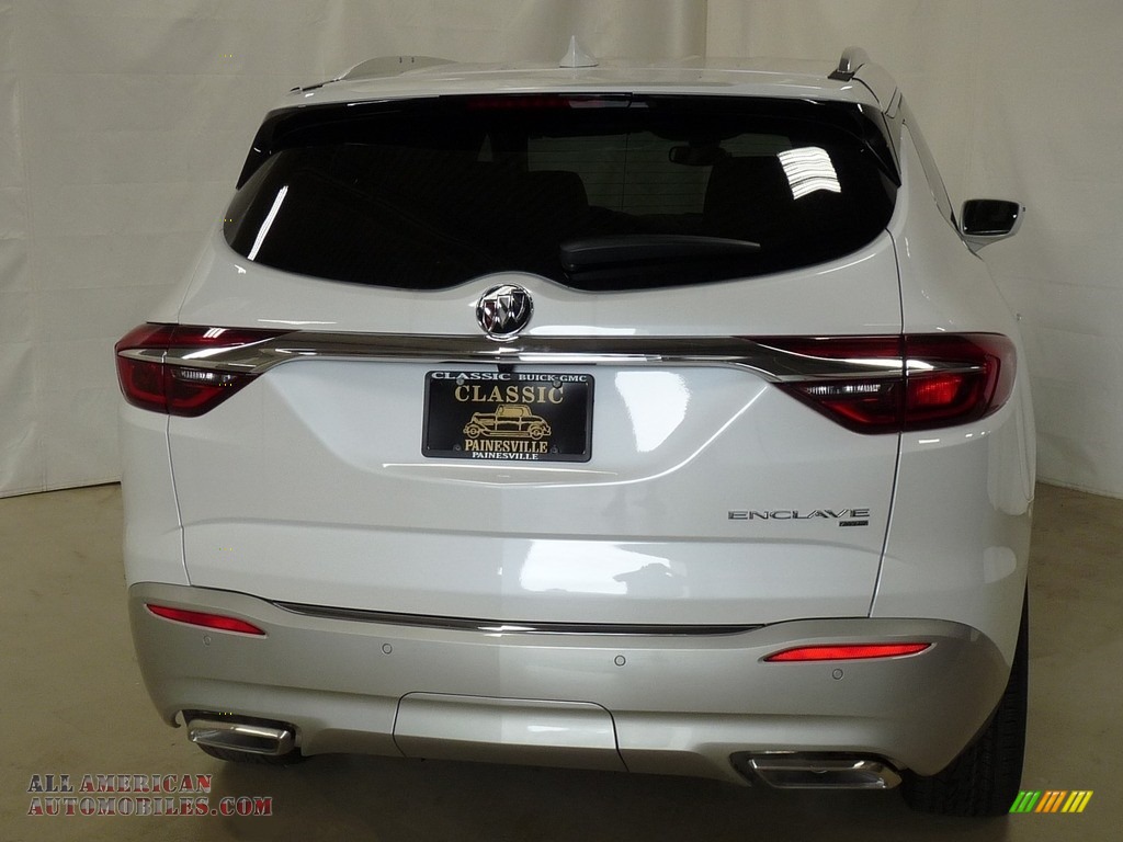 2019 Enclave Premium AWD - White Frost Tricoat / Brandy photo #3