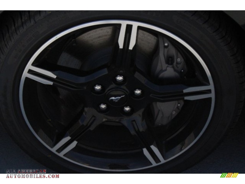 2019 Mustang California Special Fastback - Shadow Black / Ebony w/Miko Suede and Red Accent Stitching photo #5