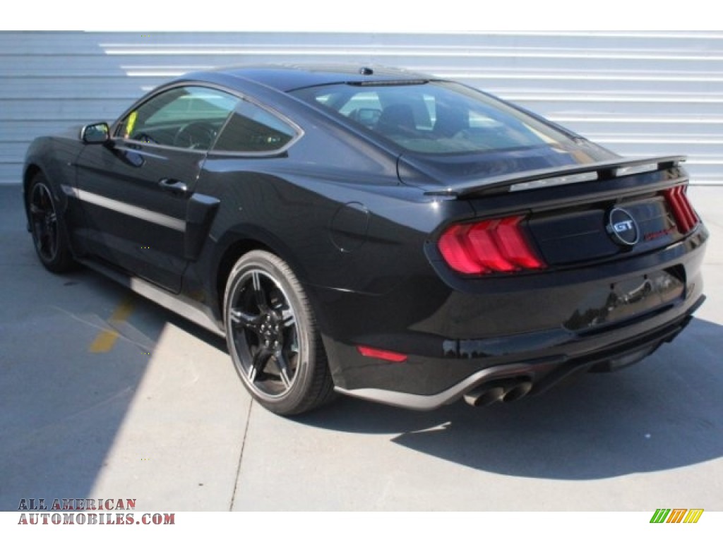 2019 Mustang California Special Fastback - Shadow Black / Ebony w/Miko Suede and Red Accent Stitching photo #7