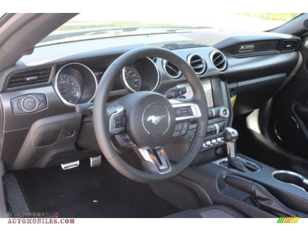 2019 Mustang California Special Fastback - Shadow Black / Ebony w/Miko Suede and Red Accent Stitching photo #14