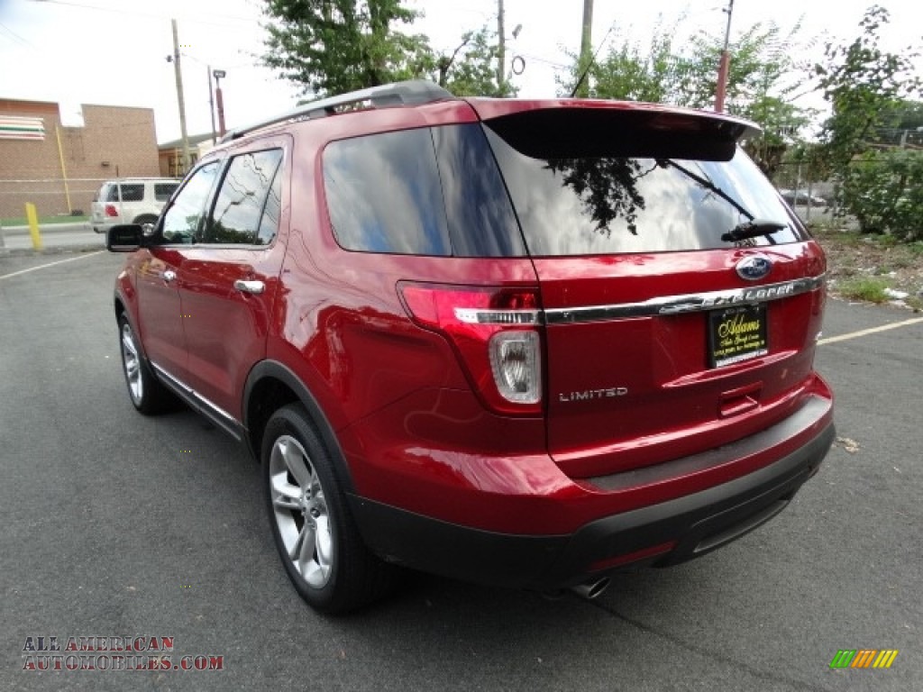 2015 Explorer Limited 4WD - Ruby Red / Charcoal Black photo #7