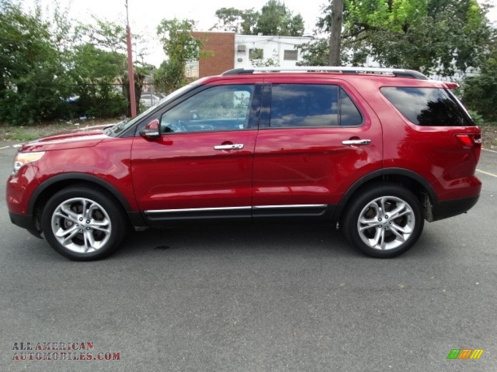 2015 Explorer Limited 4WD - Ruby Red / Charcoal Black photo #8